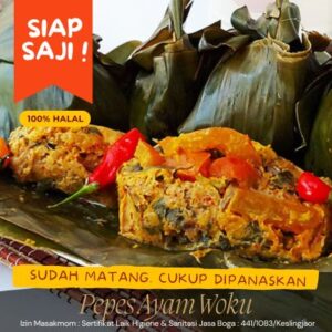 Pepes Ayam Woku - Siap Saji