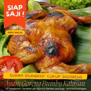 Ayam Goreng Bumbu Kalasan - Ungkep