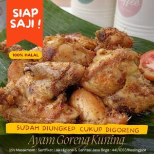 Ayam Goreng Kuning - Ungkep