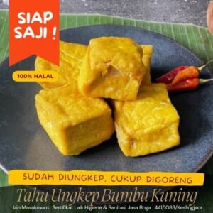 Tahu Ungkep Bumbu Kuning - Siap Goreng